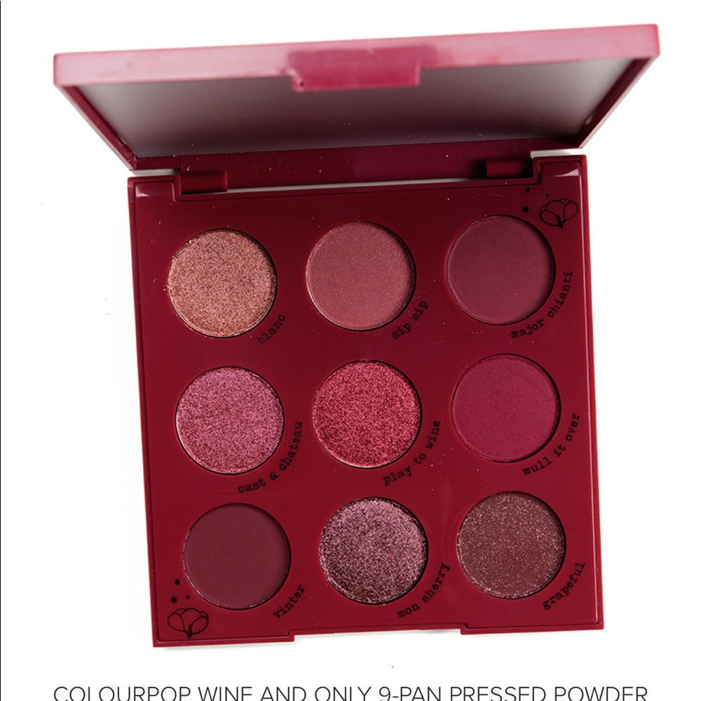 ColourPop Wine and Only 9-Pan Pressed Powder Palette NIB